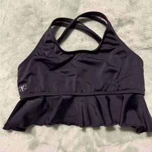 Kandi Kouture Black Ruffled Top TS